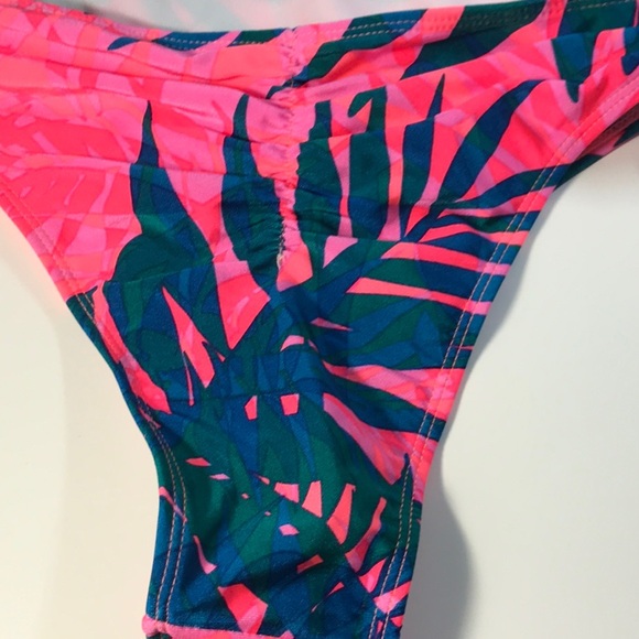 Colorful fun, one piece swimsuit, worn once. - Picture 5 of 6